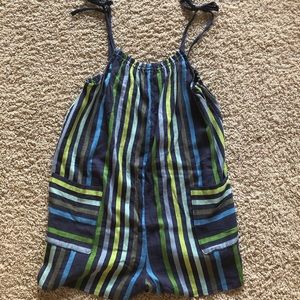 Aerie striped romper